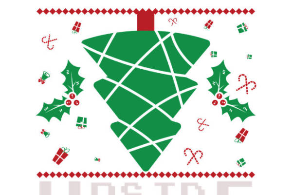 圣诞树纹样裁片印花，打造节日服装