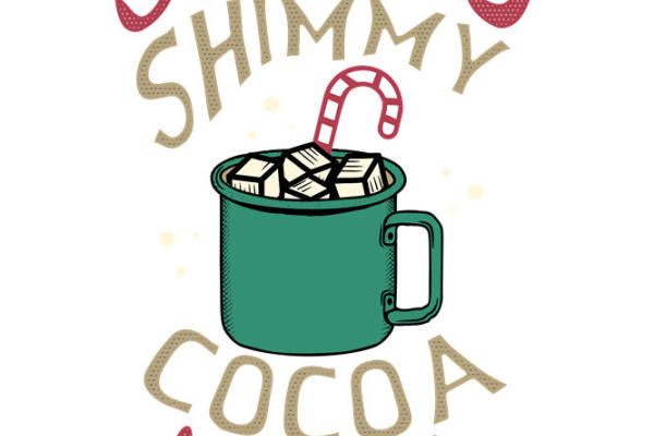 圣诞热巧克力印花图案：创意服装印花素材