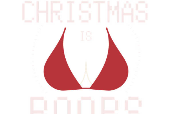 圣诞主题裁片印花：红色圣诞老人帽图案服装印花