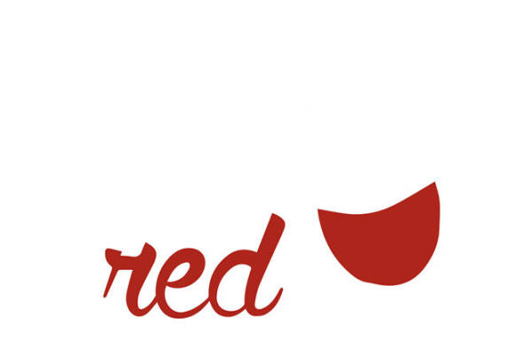 时尚裁片印花：红色花卉图案服装印花