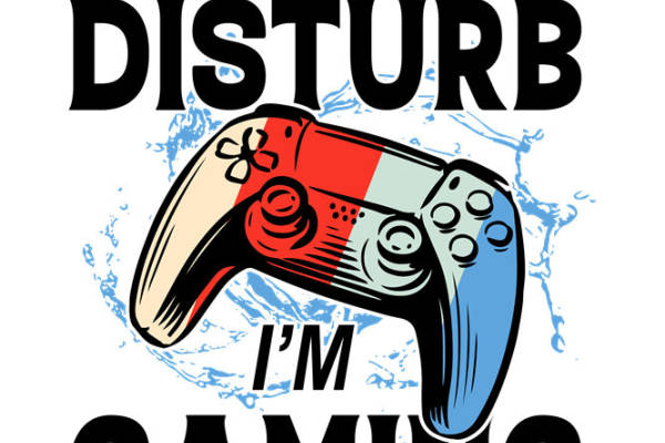 游戏手柄图案裁片印花设计,打造个性服装