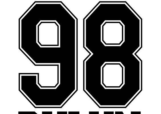 复古98年BKLYNYN图案服装印花裁片