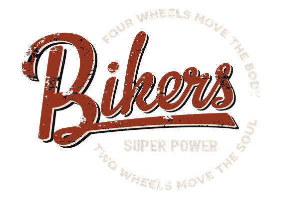 复古风“Bikers”服装印花图案,展现个性魅力