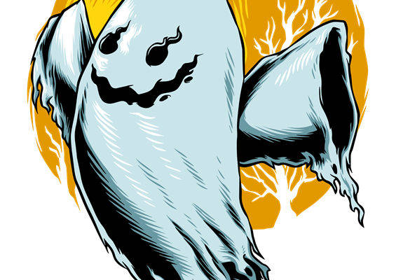 幽灵主题裁片印花：万圣节服装印花新选择