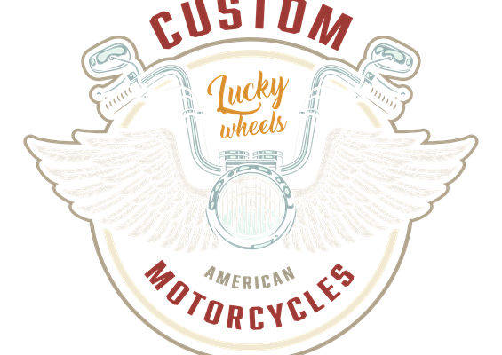 复古摩托车翅膀图案裁片印花，打造独特服装设计