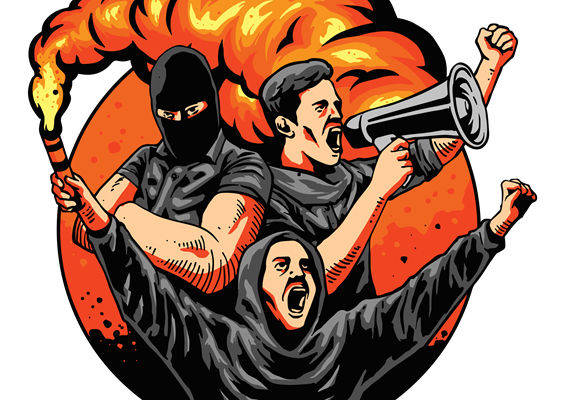 裁片印花：火焰与呐喊的激情服装印花设计