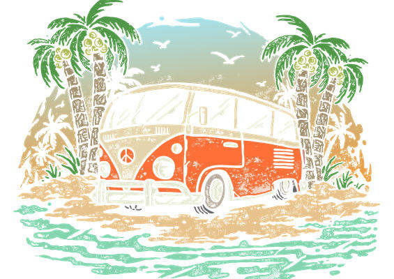 复古风格的花型印花:打造夏日海滩风情的服装