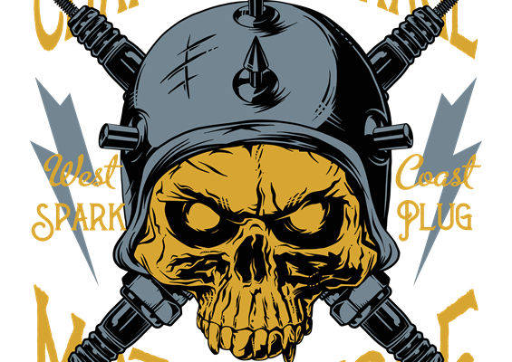 高能机车风头骨盔甲印花：服装印花裁片新选择