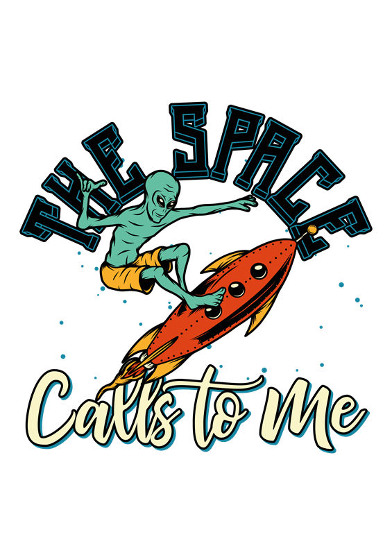 外星人火箭裁片印花：独特设计，打造个性服装