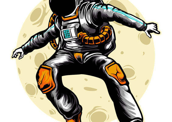 太空宇航员裁片印花：独特设计打造个性服装