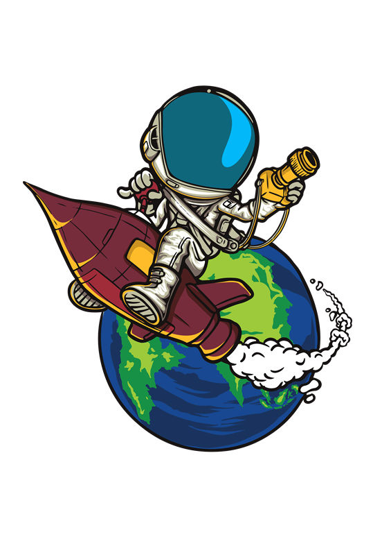 宇宙探险家：趣味印花图案，打造个性服装