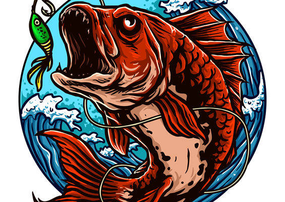 鱼跃龙门：创意裁片印花图案，打造个性服装