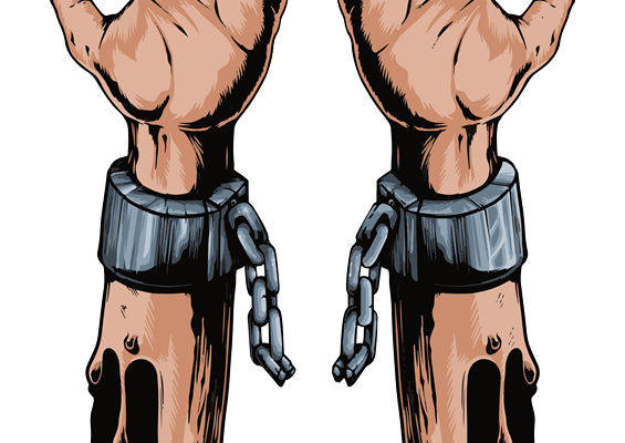 裁片印花：流淌的铁链与手部设计，打造独特服装印花