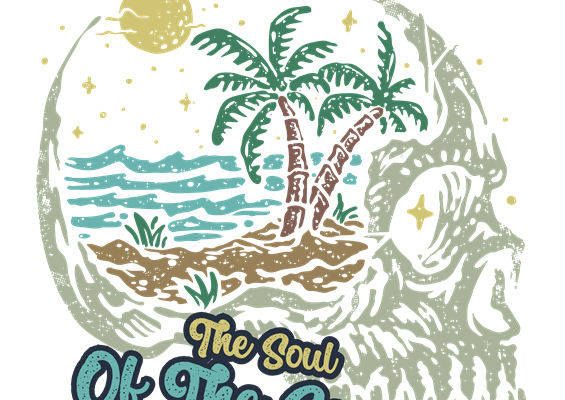 热带风情棕榈树裁片印花，打造夏日海滩服装