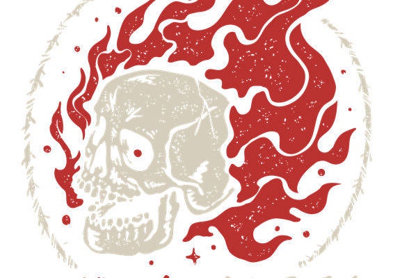 燃烧的骷髅头：服装印花裁片设计灵感