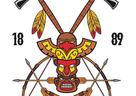 复古部落风格裁片印花,打造个性服装