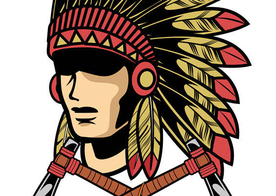 印第安风格羽毛头饰图案：服装印花裁片设计灵感