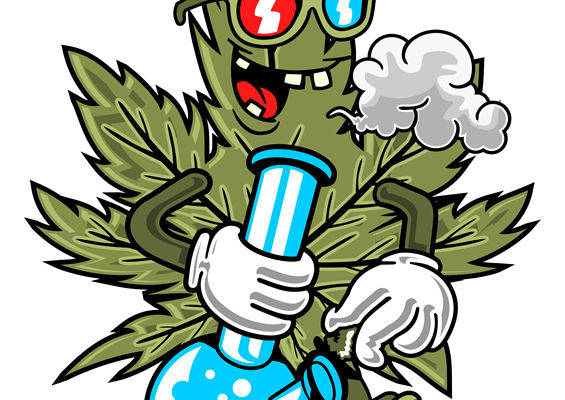 潮流绿叶纹服装印花设计