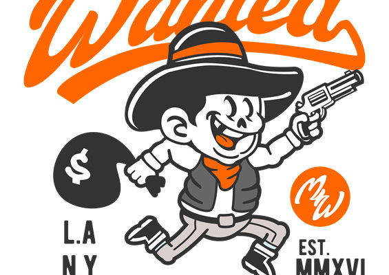 复古西部风服装印花图案裁片印花