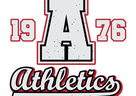 复古运动风A字图案服装印花裁片