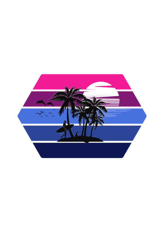 夏日海滩风情裁片印花，打造个性服装