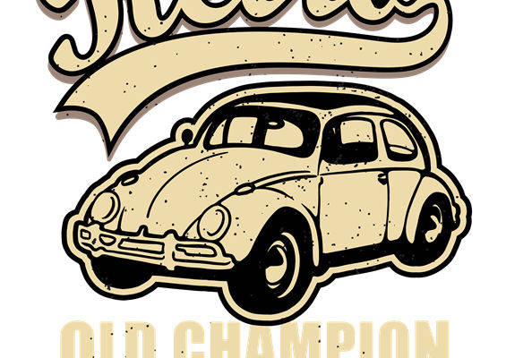 复古汽车图案裁片印花，打造个性服装