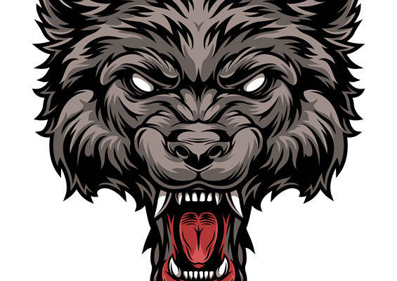 狂野狼头裁片印花：服装印花新选择