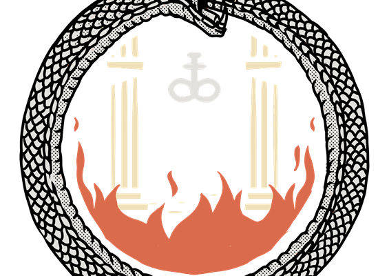 神秘蛇形火焰纹样：服装印花裁片设计灵感