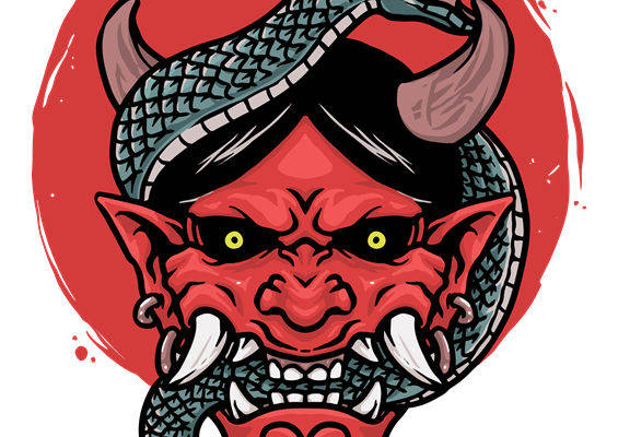 恶魔蛇纹裁片印花:服装印花设计新宠