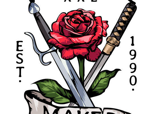 复古玫瑰与剑纹：服装印花裁片设计灵感