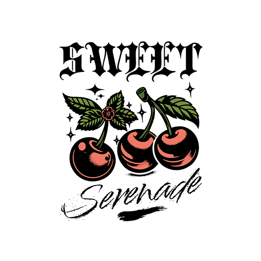 卡通樱桃图案手绘樱桃印花水果印花图案