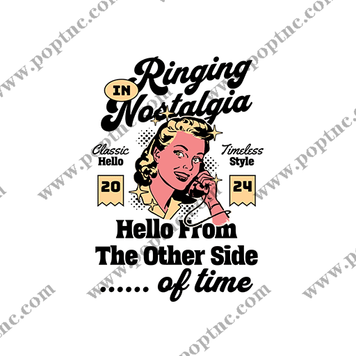 卡通女孩头像手绘电话女孩卡通英文字母图案