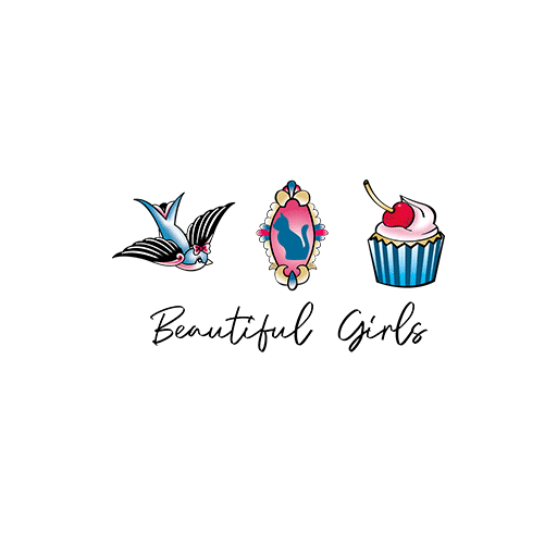 卡通鸟图案手写英文字母图案卡通蛋糕图案