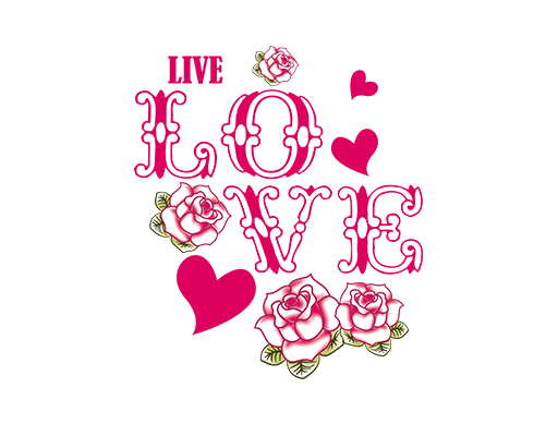 卡通花朵手绘花朵卡通英文字母图案女装印花素材复古英文字母