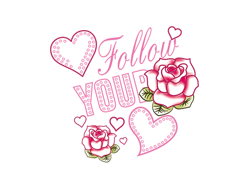 卡通爱心形状图案卡通英文字母卡通花朵图案复古花朵