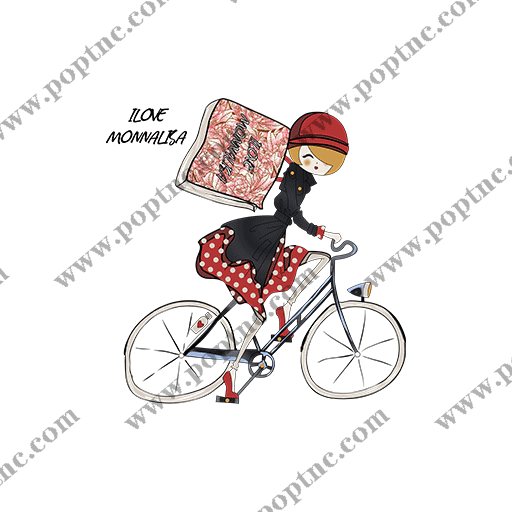 卡通骑车女孩自行车女孩简笔卡通女孩头像