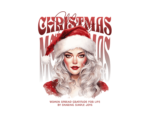 卡通女孩头像手绘女孩头像圣诞女孩头像