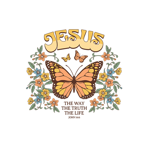 卡通蝴蝶图案手绘蝴蝶彩色蝴蝶印花素材