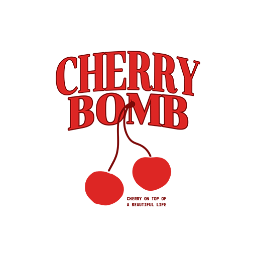 卡通英文字母图案樱桃图案女装印花素材