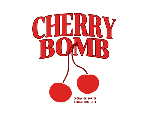 卡通英文字母图案樱桃图案女装印花素材