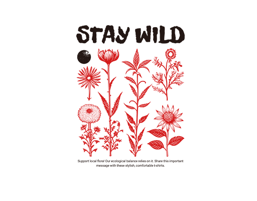 卡通植物图案手绘植物女装印花素材