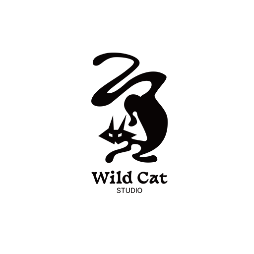 卡通猫剪影图案卡通动物图案卡通英文字母