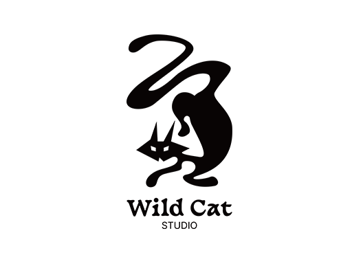 卡通猫剪影图案卡通动物图案卡通英文字母