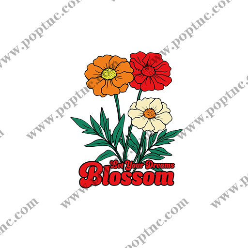 卡通植物图案卡通花朵鲜花图案手写英文字母图案