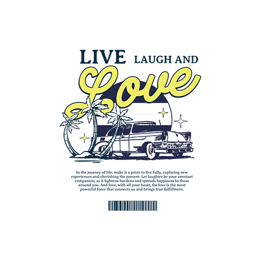 卡通汽车图案复古汽车手写英文字母图案