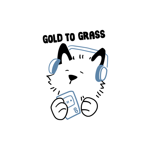 卡通小狗头像带耳机的狗头