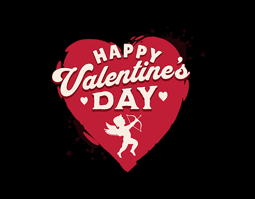 卡通人物图案卡通丘比特图案卡通英文字母图案爱心形