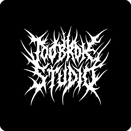 卡通英文字母图案涂鸦英文字母闪电英文字母