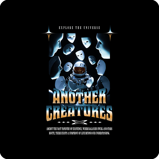 卡通人物头像手绘人物宇航员图案