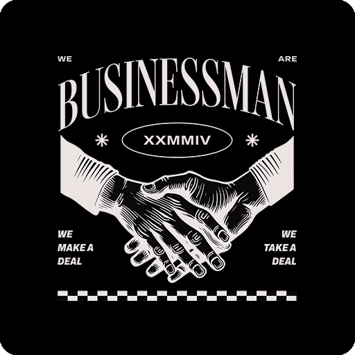 卡通手图案握手图案变形英文字母图案